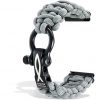 Paracord Watch Band | Neutral Gray – LG