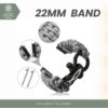 Paracord Watch Band | Neutral Gray – LG - Image 8