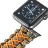 Paracord Apple Watch Band | Brown-Brown Camo-Orange – LG - Image 3