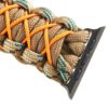 Paracord Apple Watch Band | Brown-Brown Camo-Orange – LG - Image 4