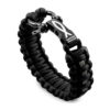 Paracord Bracelet | Black & Green 10″ - Image 2