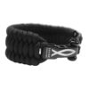 Paracord Bracelet | Black 10″ - Image 4