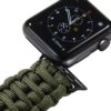 Paracord Apple Watch Band | Green – LG - Image 3