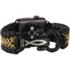 Paracord Apple Watch Band | Black-Khaki-Black – LG